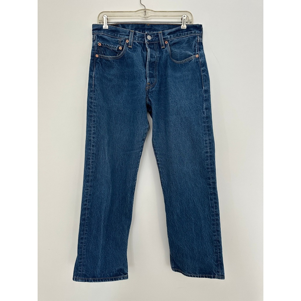 Vintage Levis 501 Jeans Mens 33 Regular 501-0000 Made In Mexico 90s Grunge Rigid